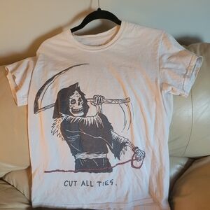 White Graphic Kids T-Shirt